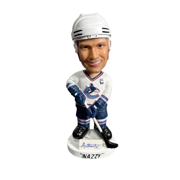 Markus Naslund Vintage Bobblehead Vancouver Canucks - New In Box - Authentix - Picture 1 of 8